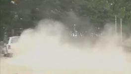 曝光!碎石場無任何抑塵措施 揚塵污染嚴(yán)重