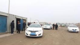 海陵區(qū)市場監(jiān)管局取締一無照經營砂石場