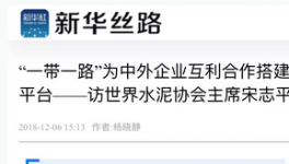 “一帶一路”為中外企業(yè)互利合作搭建平臺(tái)