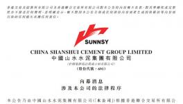 山水水泥對天瑞及前管理層等提起訴訟