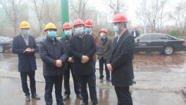 寶雞市委常委副市長王寧崗到鳳凰山公司檢查指導(dǎo)防疫和復(fù)產(chǎn)工作