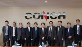 小松集團(tuán)社長小川啓之一行拜訪安徽海螺水泥股份有限公司