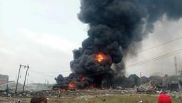 慘烈！卡車沖進(jìn)液化氣瓶堆引發(fā)爆炸！已致15人死亡！