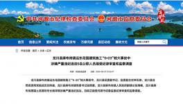 8死1傷事故，5名公職人員涉違紀(jì)被調(diào)查！