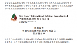 中能國際控股擬收購一家水泥廠65%股權(quán)！