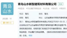 山水水泥于青島建“山水新建”公司，持股100%！