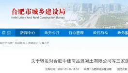 連發(fā)多起安全事故！三家混凝土企業(yè)被處理！