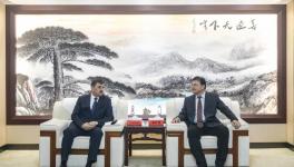 擴大投資項目！華新總裁李葉青會見塔吉克斯坦駐華大使！