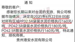 水泥價(jià)格大跌了！甚至跌破最低價(jià)！
