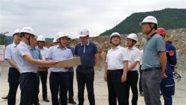 廣州市長前往旺蒼水泥開展石灰?guī)r調研！
