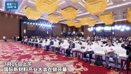 中建材周育先出席國際新材料產業(yè)大會!