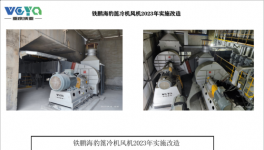 節(jié)電2000KW以上，又有兩條線蓖冷機(jī)風(fēng)機(jī)技改成功！